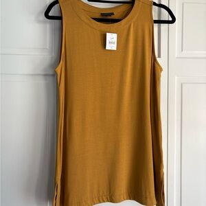 J. Jill Golden Sleeveless Tank Top